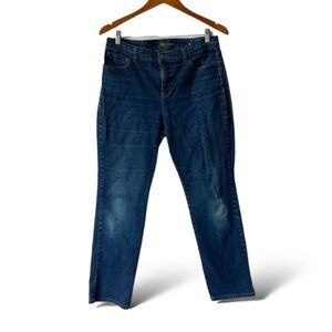 Lee Women's Relaxed Fit Straight Leg High Rise Jeans Size 16 Instantly Slims​